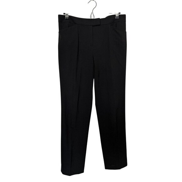 Lafayette 148 New York Bleecker Slim-Leg 10" Rise Pants - Black Size 6 $598 - Picture 2 of 8